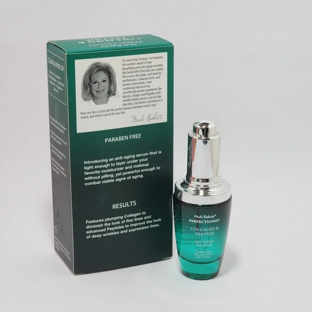 Merle Roberts Perfectionist Collagen & Peptide Anti-wrinkle Face Serum 1 fl oz